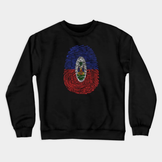 Haitian pride. Crewneck Sweatshirt by TheBeardedSumo